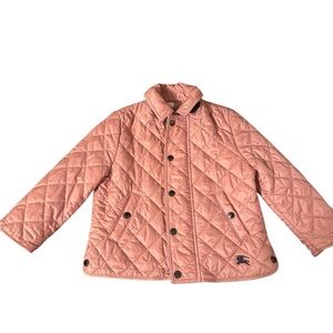 Burberry Pink Quilted Jacket - size 18mo